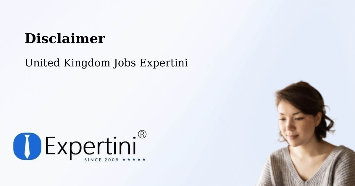 Disclaimer – Kennington - United Kingdom Jobs Expertini